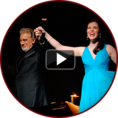 Sarah Jane and Placido Domingo